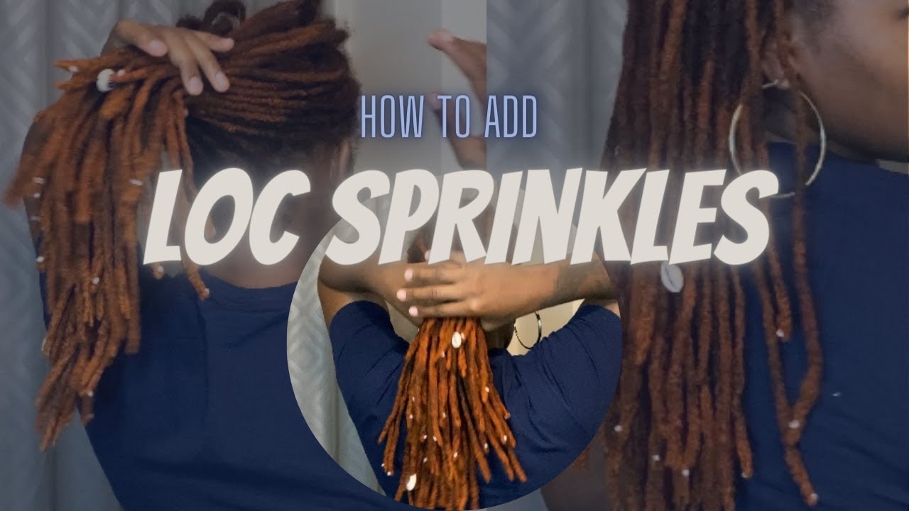 Spirit Sahriel 🌟 on Instagram: Sprinkles make the Locs Twinkle