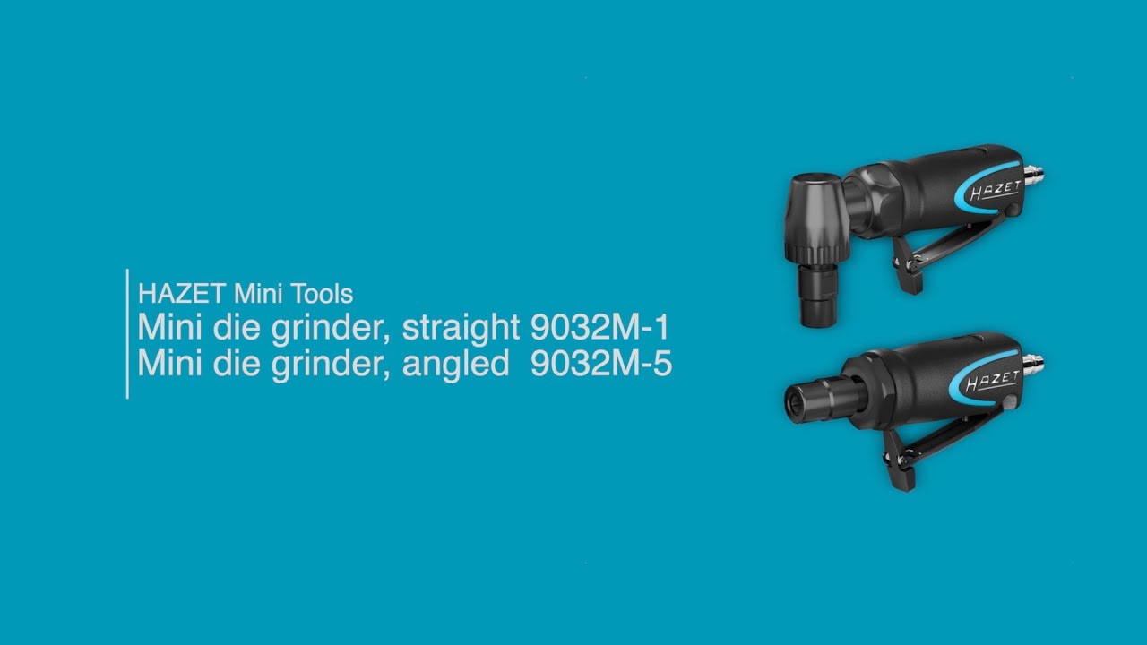 HAZET Mini die grinder 9032 M-1 · 9032 M-5 - YouTube