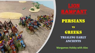 Lion Rampant - We try Persians vs Greeks.