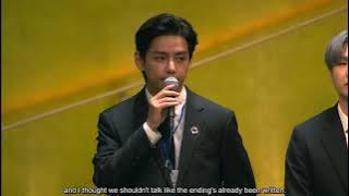 210920 BTS UN Speech - Korean Audio/English Subs