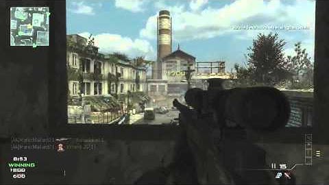Lucky sniper killstreak in MW3
