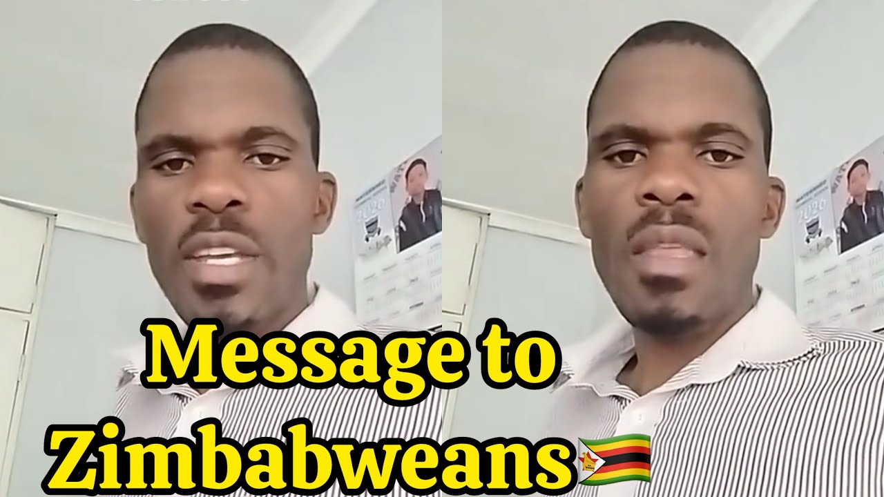 Zimbabwean man send a strong message to other Zimbabweans‼️