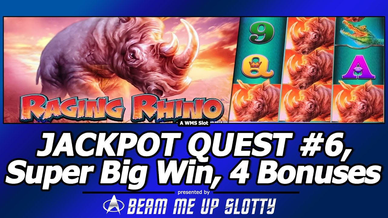 Raging rhino slot machine jackpot