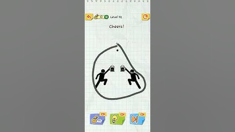 #Draw 2 Save:Stick Man Puzzles  Level 41 Answer very easy tips#