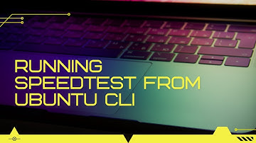 Speedtest in Ubuntu CLI