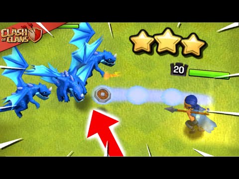 MY NEW FAVORITE ATTACK STRATEGY - ROYAL CHARGE into ELECTRO DRAGONS (Clash of Clans)