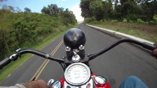 Round Top Oahu on a 1939 Knucklehead -  video 1
