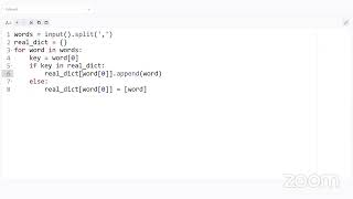 Python - Live Coding - Week 5 & 6 Profile
