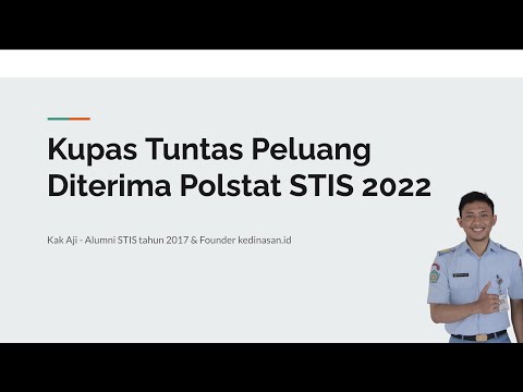 Mau daftar Polstat STIS Tahun 2023 ? Wajib nonton ini. Analisis persaingan SPMB Polstat STIS 2022