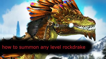 how to spawn a rockdrake  level of your choosing on ps4