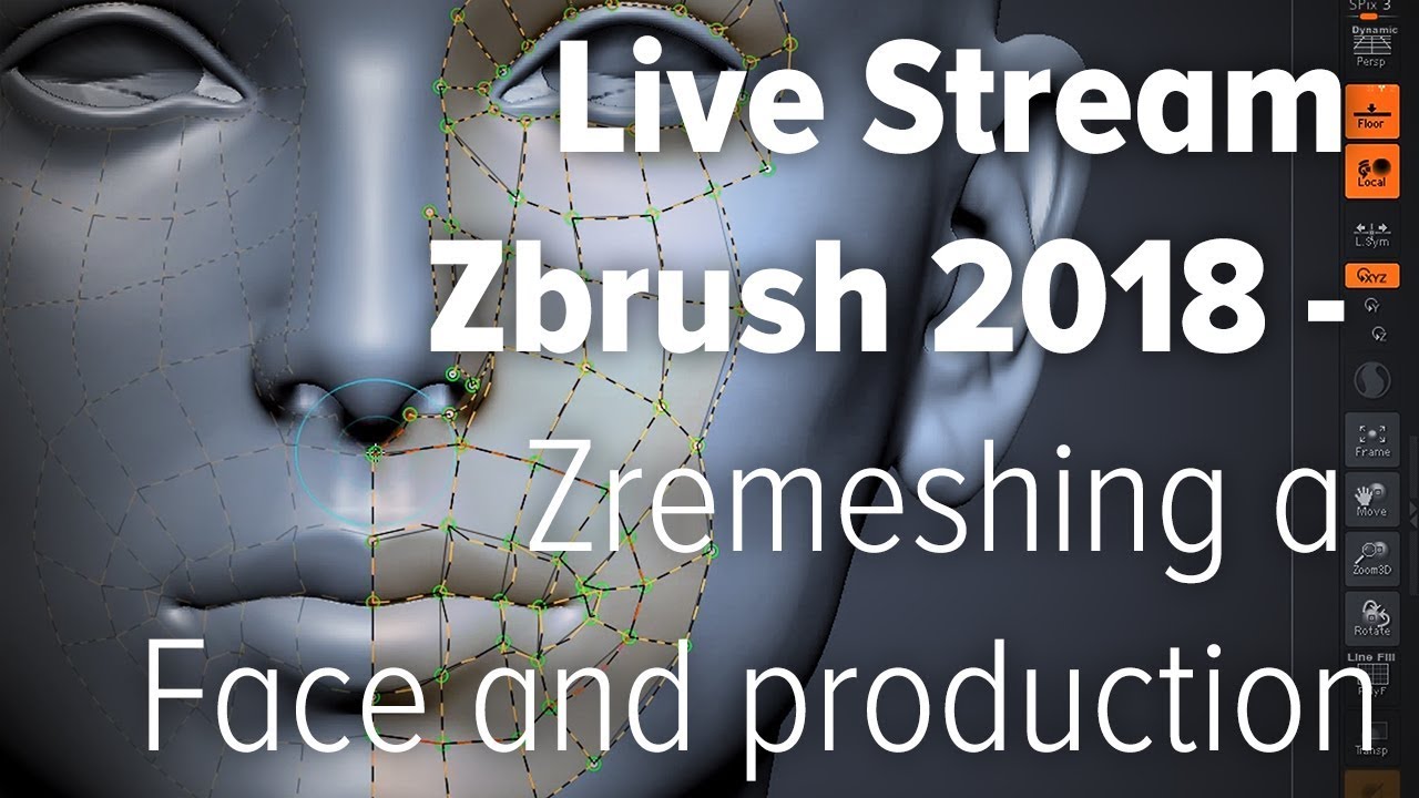 live streaming zbrush