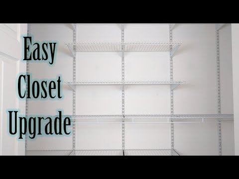 How To Install Closetmaid Shelftrack