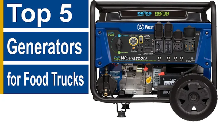 Power Your Food Truck Business Anywhere with the Best Generators!