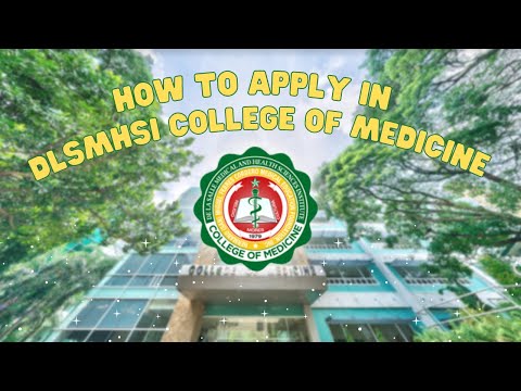 How to Apply in DLSMHSI's Medicine Program?
