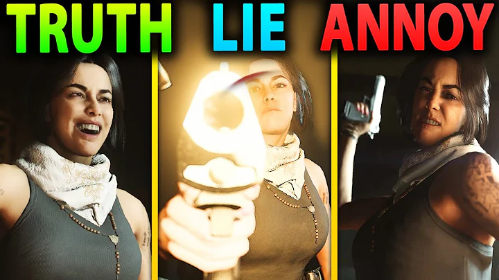 Valeria Interrogation: ALL Unique Choices (Truth/Lie/Annoy...  - Modern Warfare 2)