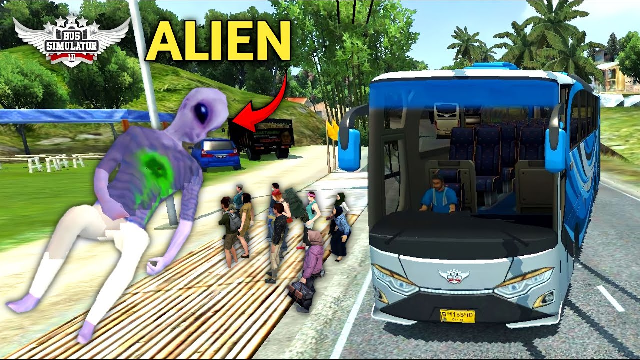 🚚Alien Found! In Bus Simulator Indonesia by Maleo 🛣️ | Bus Gameplay ...