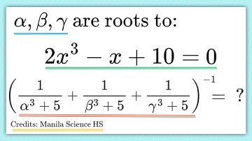 A nice problem on a cubic equation (ft. Vieta