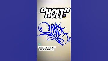 comment your name if you want your name featured next.#art #nameart #graff #tagging #lettering #fypシ