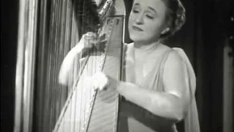 Mildred Dilling performs in 1940