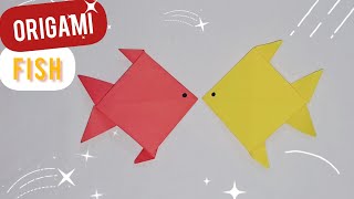 Origami Fish ➡️ Membuat Ikan Dari Kertas Origami ➡️ Origami Ikan