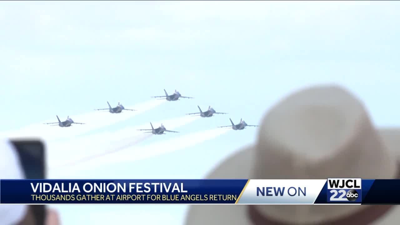Blue Angels put on dazzling display for those attending Vidalia Onion