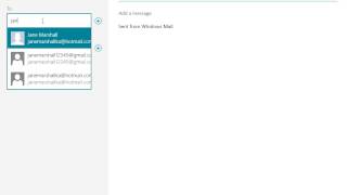 Windows 8.0 Professional - Send an E-mail