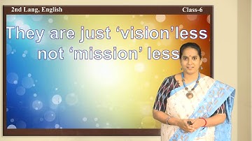 Samveda - 6th - English Second Language - Where there is a Will There is a Way (Part1 of 2) - Day 61