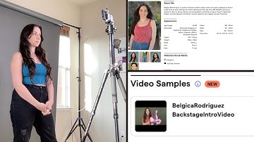 What I did in my "intro video" on Backstage