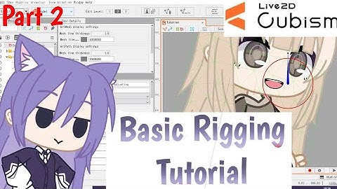 Tutorial Live2d cubism |Basic Rigging| Gacha Club part 2 [bahasa indonesia]