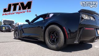 1100whp F1a Procharged C7Z Is a Roll Racing Monster! 4x Champ At Pocono Raceway