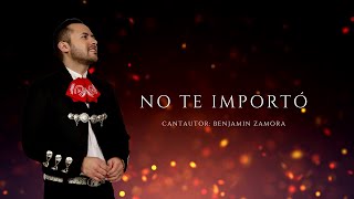 No Te Importó - Benjamín Zamora Lyric Video