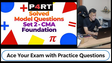 4 – CMA Foundation Dec 2025 | Solved MQP – Set 2| Probability, Time Series & Regression