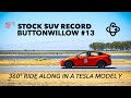 New unmodified suv record on buttonwillow 13  tesla model y  360 ride along
