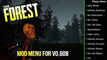 The Forest Mod Menu For v0.60b (Mediafire Link In Description)