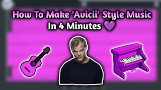 How To Make 'Avicii' Style Music In 4 Minutes In FL Studio Mobile 💜