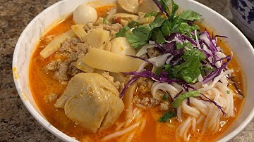 How To Make Easy Curry Noodle 🍜 Qhia Ua Qhaub Poob Kua Liab Kom Qab 01/10/2020