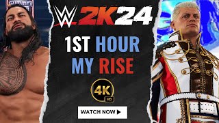 1st Hour of WWE 2K24 My Rise Career Mode | Undisputed