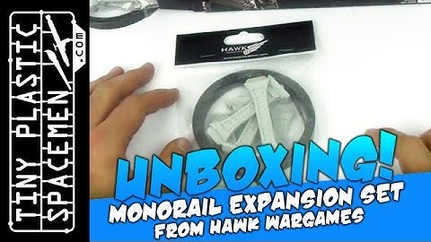 Unboxing: Monorail Expansion by Hawk Wargames for Dropzone Commander - Show Exclusive!