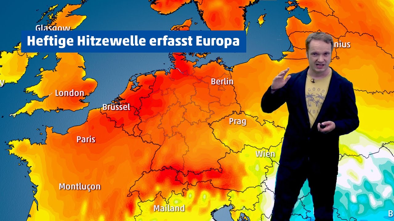 Hitzehoch Valentin bringt unerträgliche Schwüle