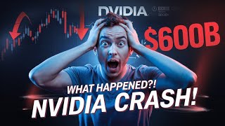 Nvidia’s $600 Billion Crash: What Went Wrong? #sharemarket