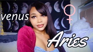 venus in Aries (how they love)