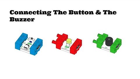 如何連接按鈕和蜂鳴器