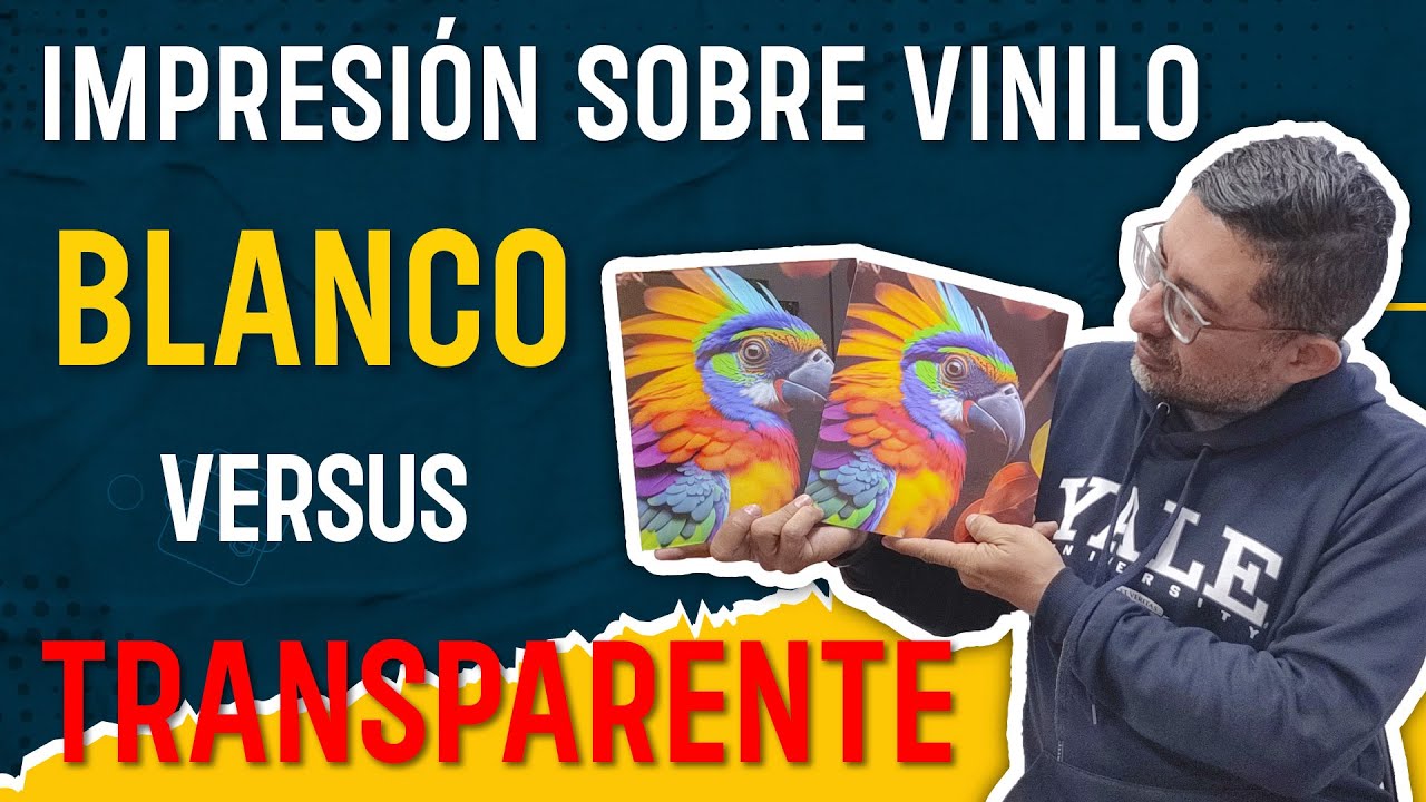 Impresión en Vinilo: Blanco vs. Transparente ¿Cuál Gana?