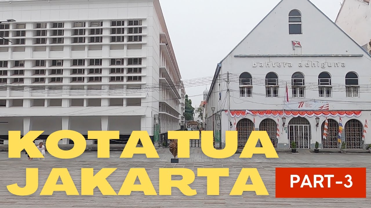 Suasana Kota Tua Jakarta | Part-3 | Scooter Riding | Walking | Keliling Kota | Driving Around