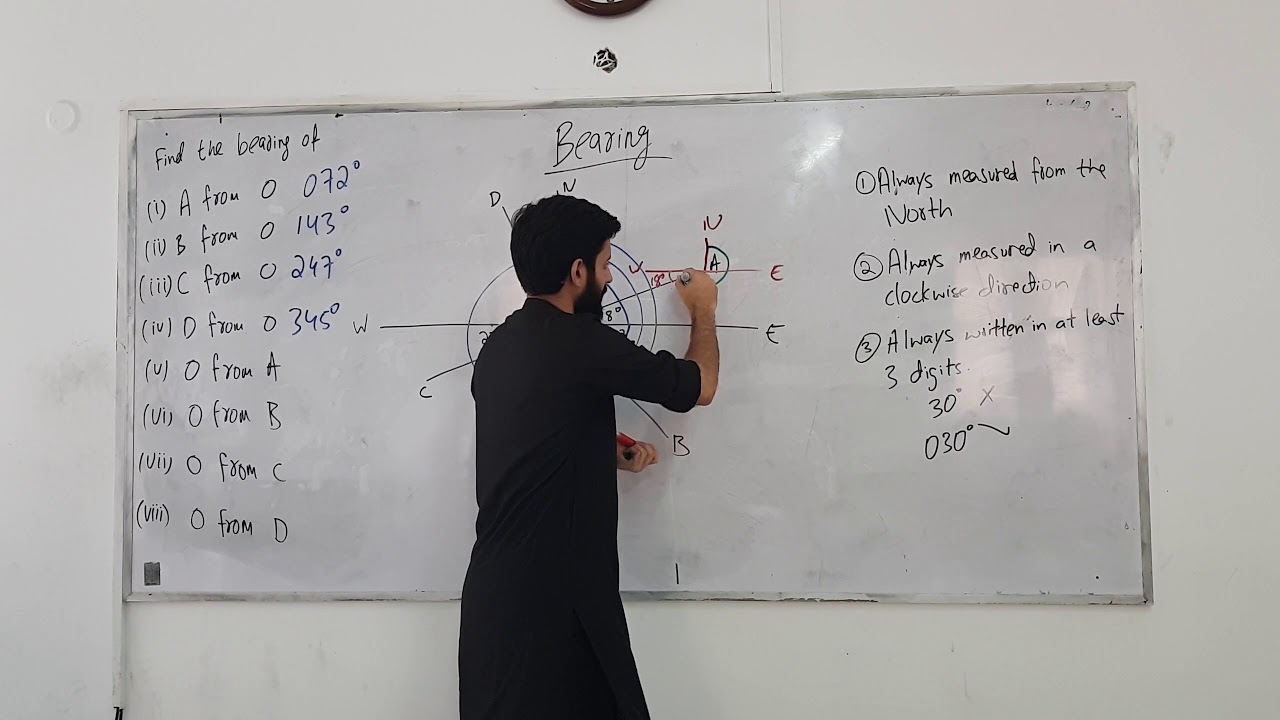 O Level/IGCSE Math - Further Trigonometry (Bearings Part - 2) - YouTube