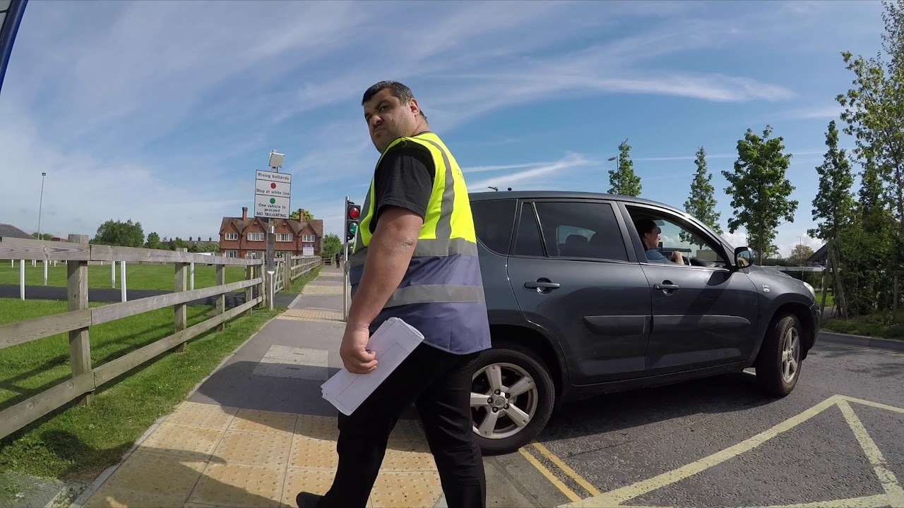 Newbury Racecourse Rising Bollard 'Steward' Incident.