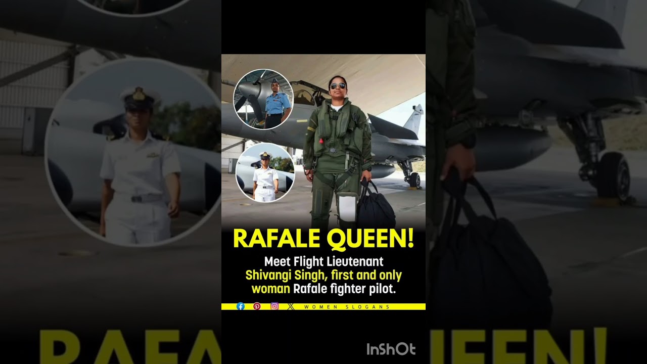 First woman Rafale fighter pilot🙏🙏👏👏