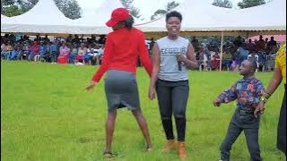 Faith Therui afisaa junior botan funny  dance by fans at sotik