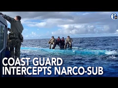US Coast Guard intercepts narco-submarine smuggling $69M worth of cocaine