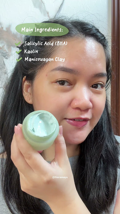 To be clean from blackheads, acne and oil #akutiaramays #tiaramays #mudmask #claymask